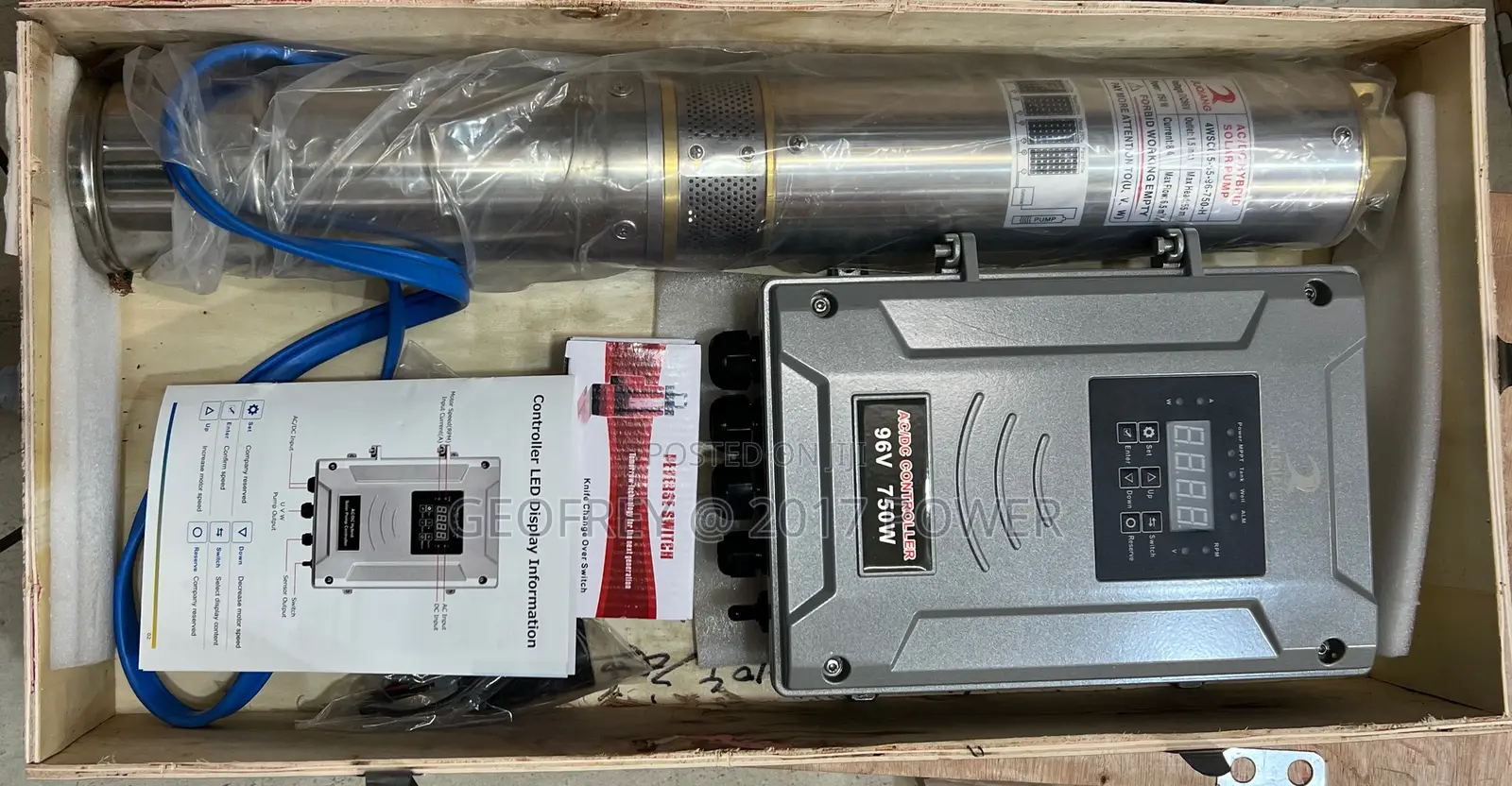 Solar Submersible Water Pump 55m Head