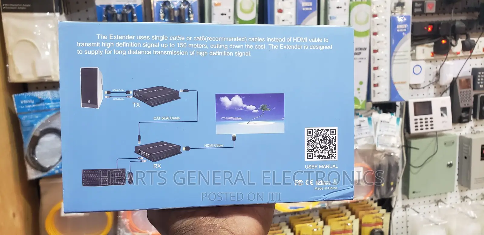 Hdmi Extender 150 KVM (Extend Video and Mouse)