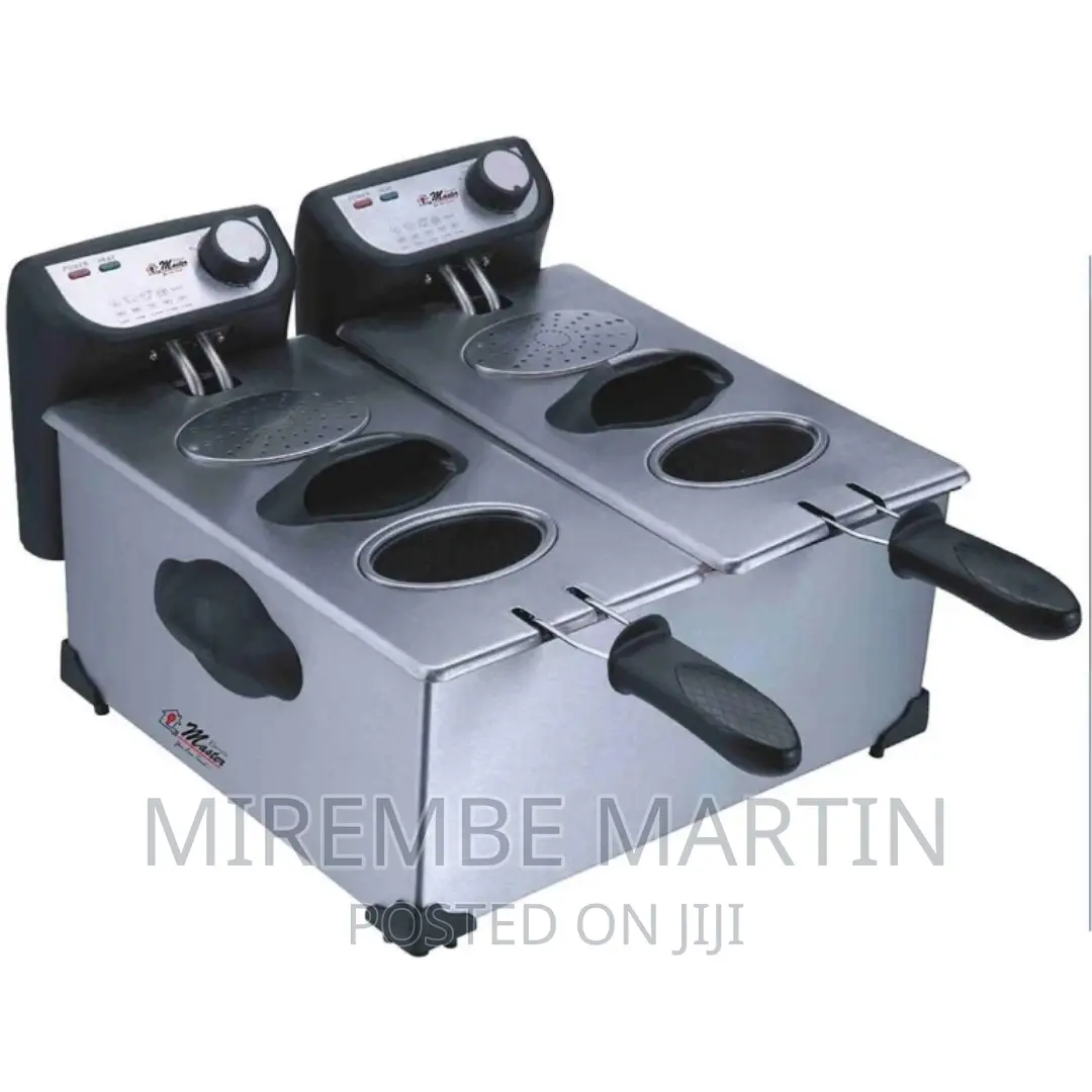 Electro Master 6L Stainless Steel Double Deep Fryer
