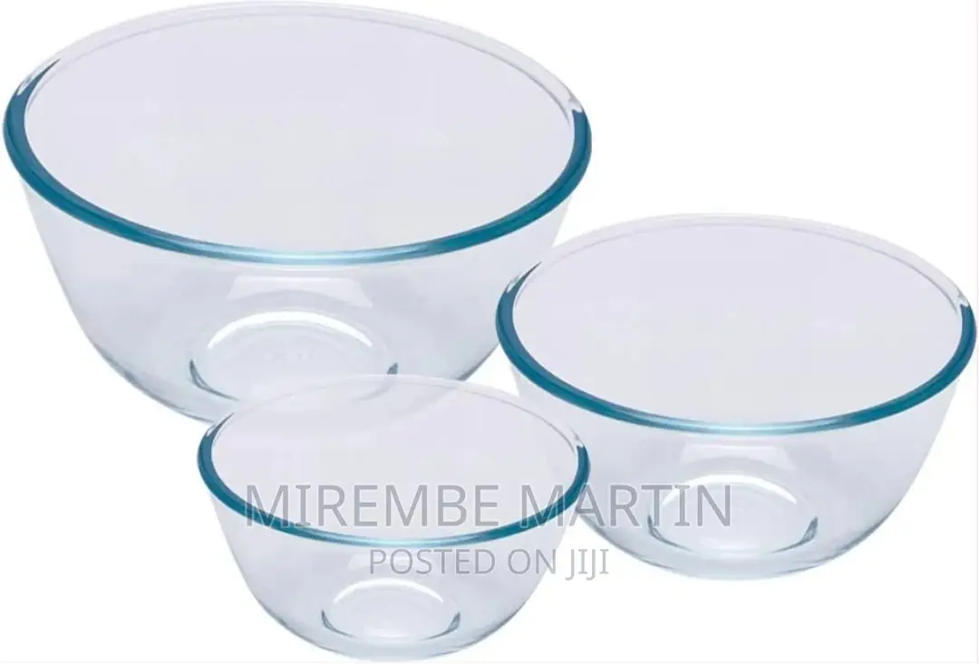 Pyrex Classic Baking Mixing Bowl Glass Set,