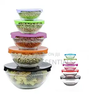 Home Basics 5 PCS Glass Bowl Set