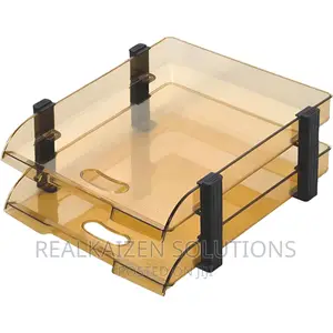 OMEGA Unbreakable Executive File Tray Organiser With Top