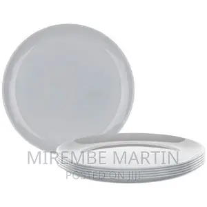 6 Pieces of Luminarc Round Plain Design Dinner Plates