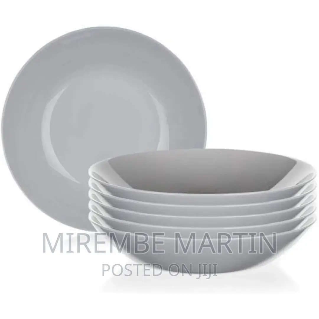 6pieces of Luminarc Round Plain Bowl Soup Plates