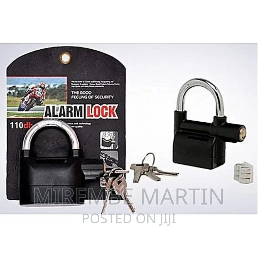 Kin Bar Alarm Padlock Lock