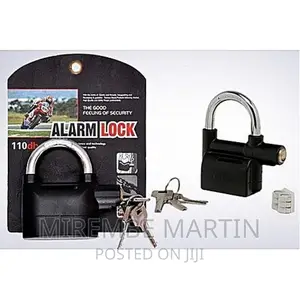 Kin Bar Alarm Padlock Lock