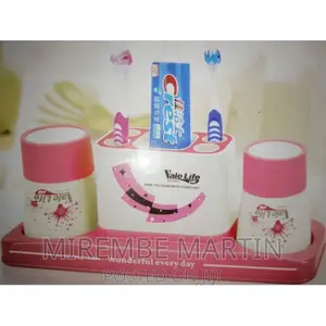 Multipurpose Toothbrush Holder Toothpaste Dispenser Stand