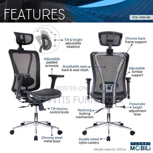 Double Nylon Wheel Casters Office Chair