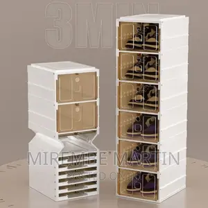 Lightbox
6 Tier Foldable Plastic Shoe Rack Storage Organizer