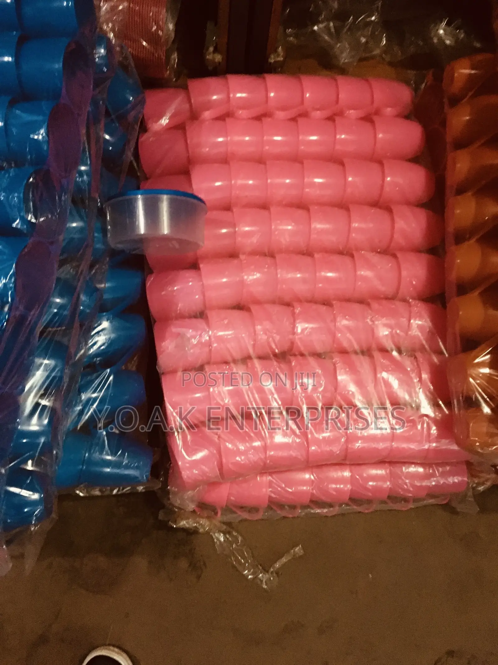 Hard Plastic Cups Different Colors