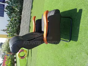 Wooden Hand Leather Office Chair