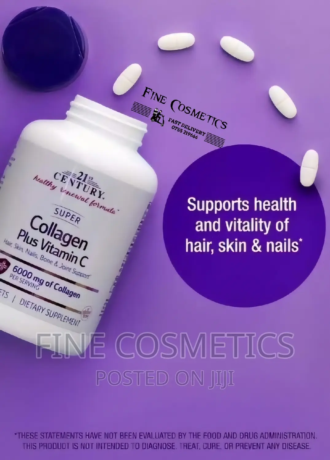 21st CENTURY True Science of Super Collagen for Skin Joint