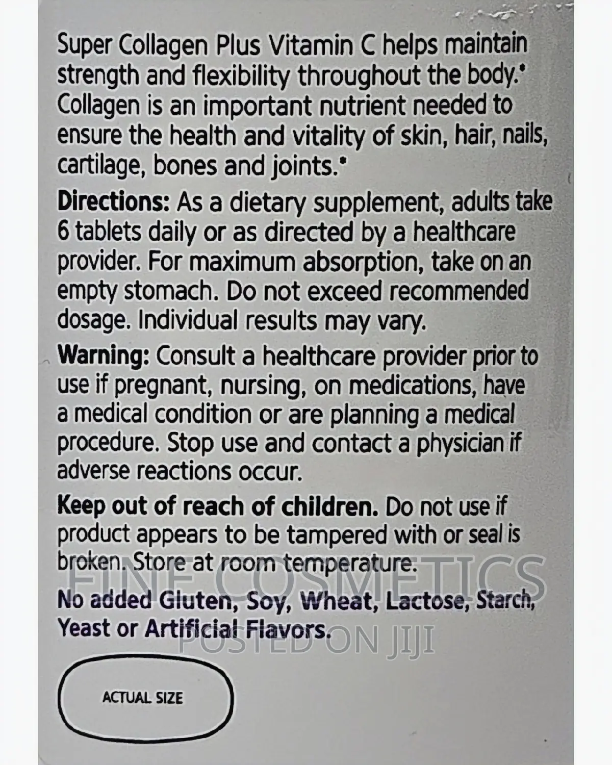 21st CENTURY True Science of Super Collagen for Skin Joint