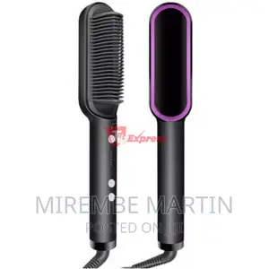 2-In1 Electrichairstraightener,Comb,Cutler PTC Heatingbrush