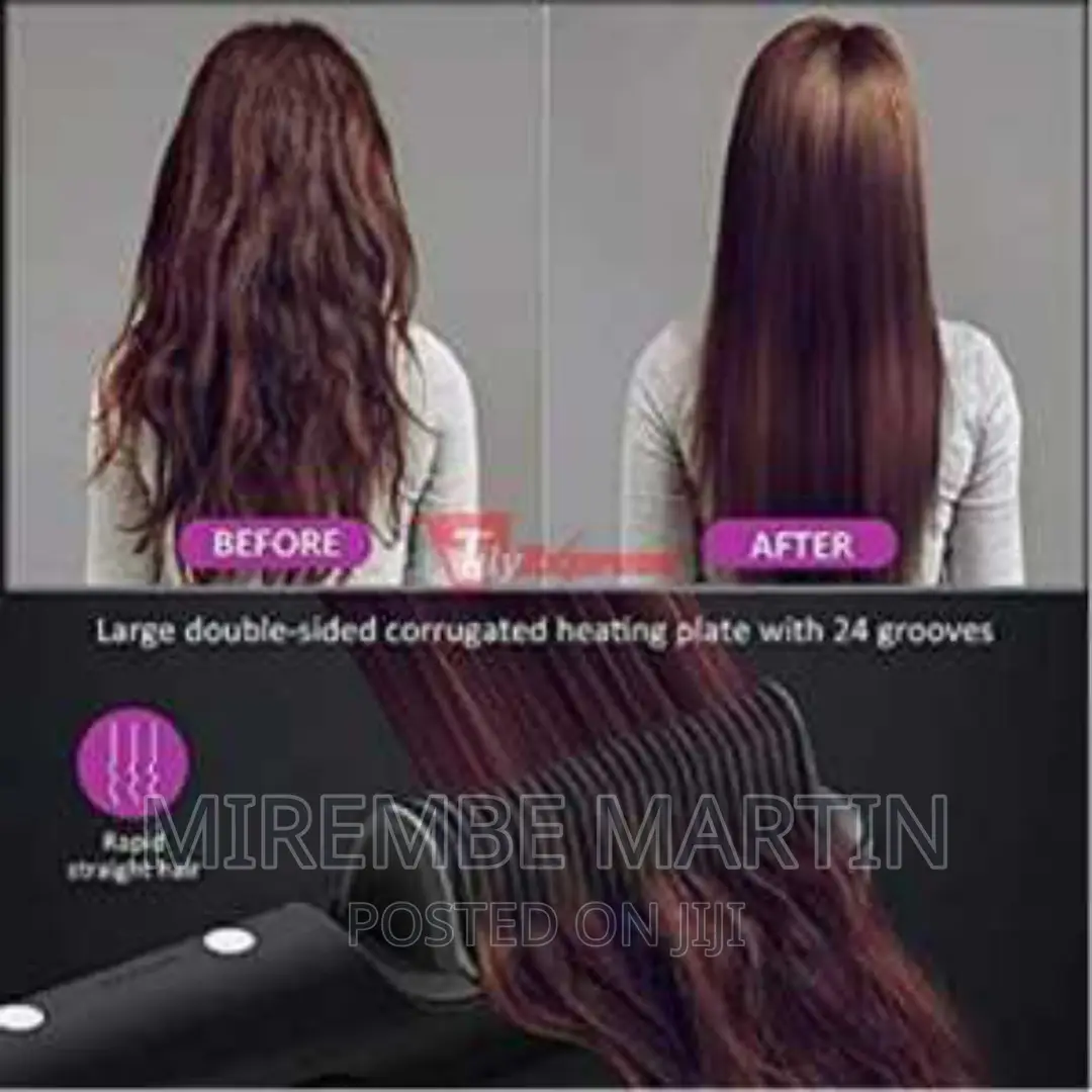 2-In1 Electrichairstraightener,Comb,Cutler PTC Heatingbrush