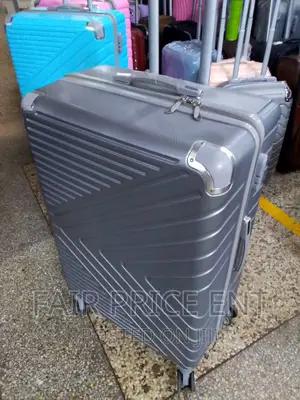 Classy Original Plastic Suitcases.Extra Large.( Gray)