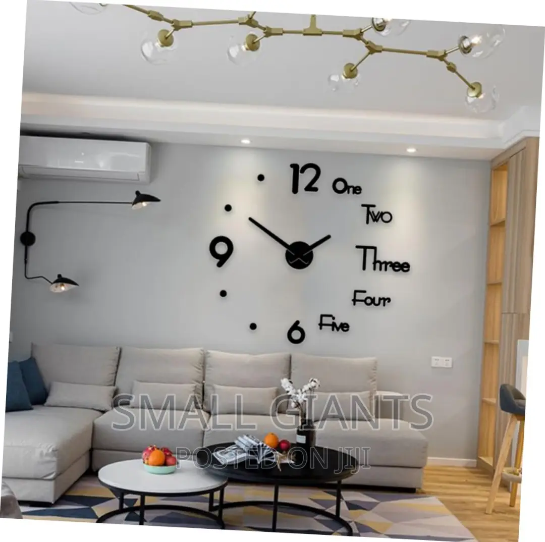 1pc Decorative 3D Wall Clock
