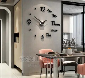 1pc Decorative 3D Wall Clock