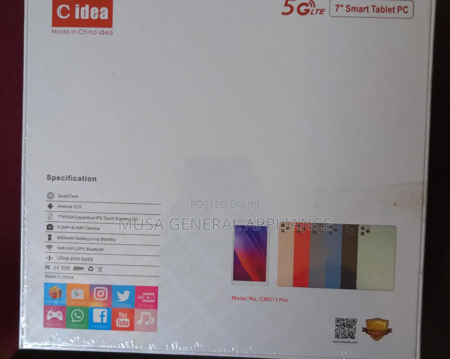 New C idea CM50 256 GB Black