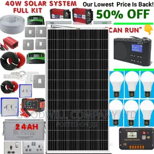 German Technology 40w Solar Kit