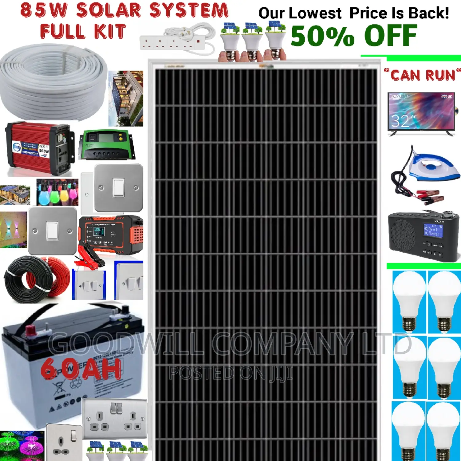 German Technology 85w Solar Kit