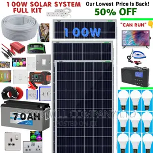 German Technology 100w Solar Kit