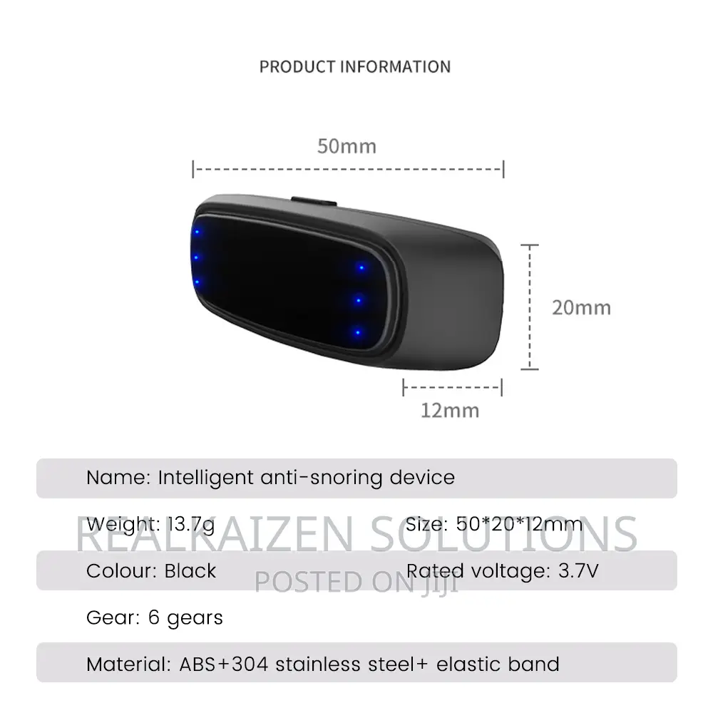 Smart Anti Snoring Electric Throat Pulse EMS Device
