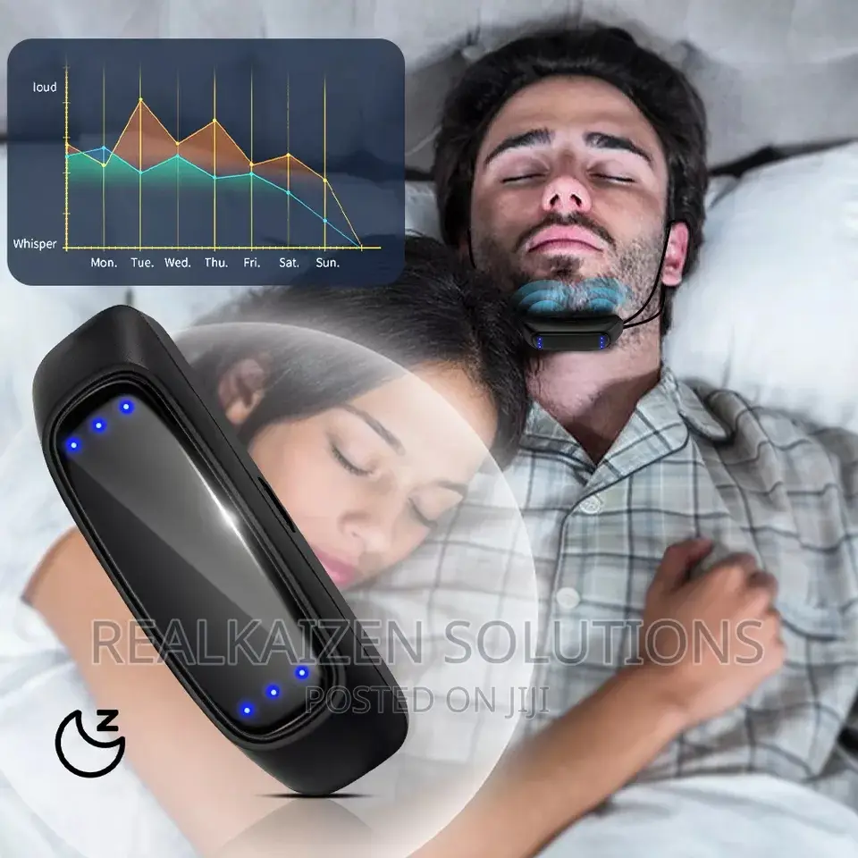 Smart Anti Snoring Electric Throat Pulse EMS Device