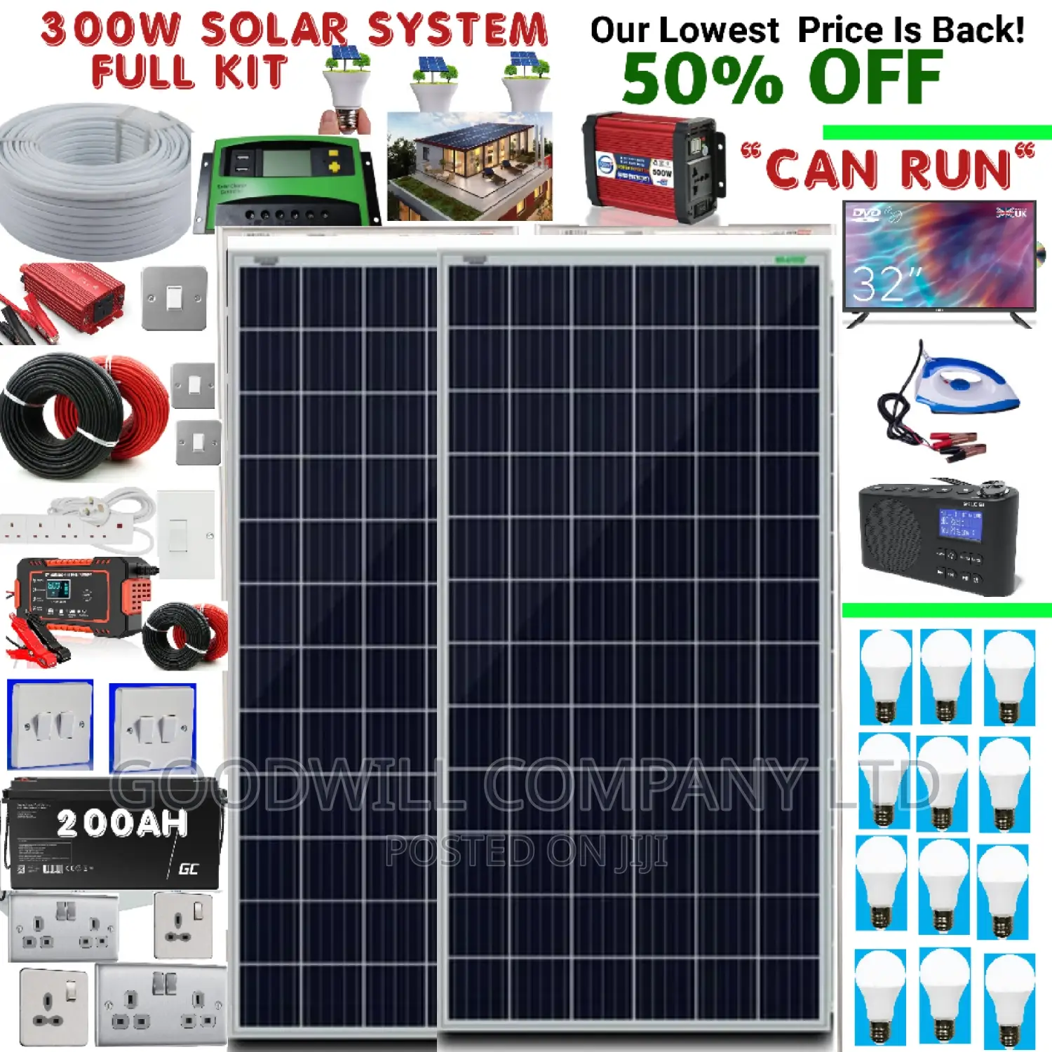 German Technology 300w Solar Kit