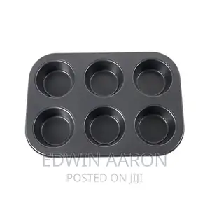 6 Hole Muffin Cake Baking Tray