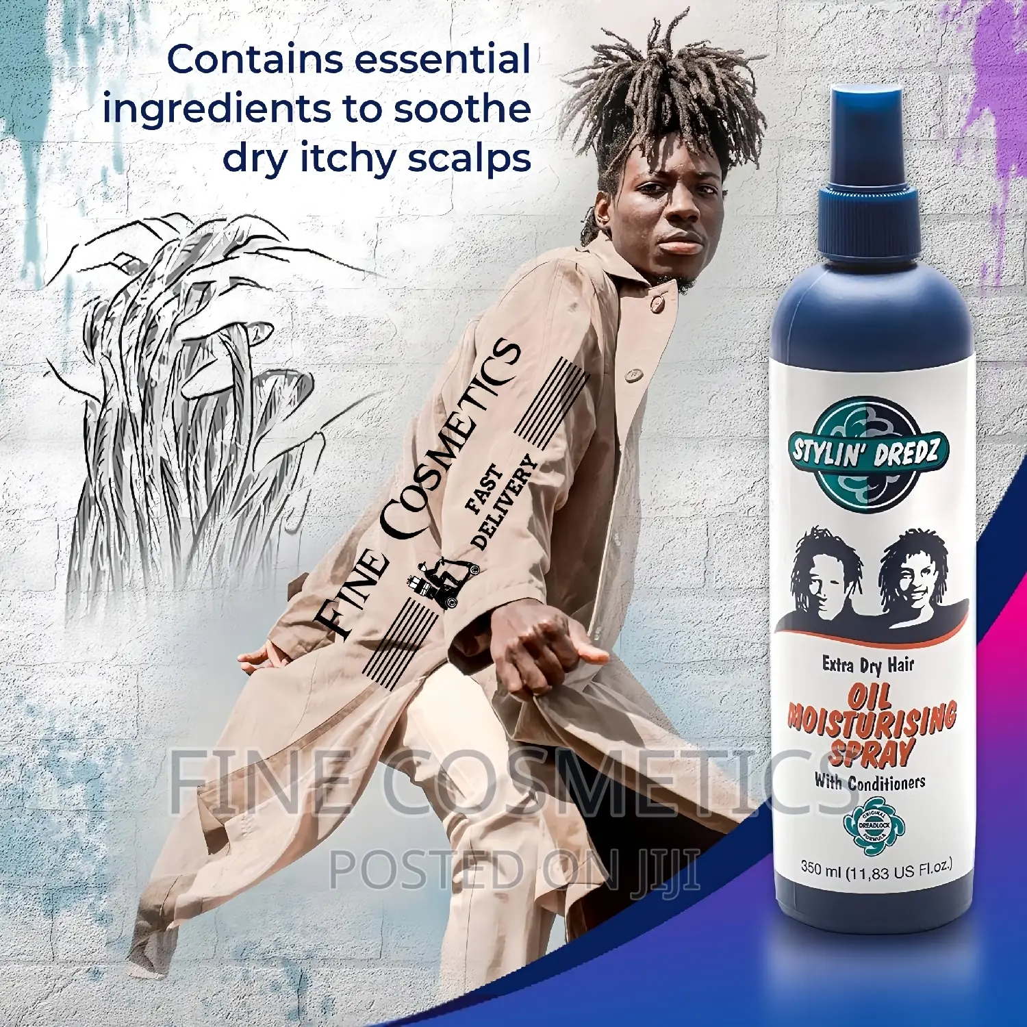 Stylin Dredz Moisture Splash Braid Spray Dreadlock Spray