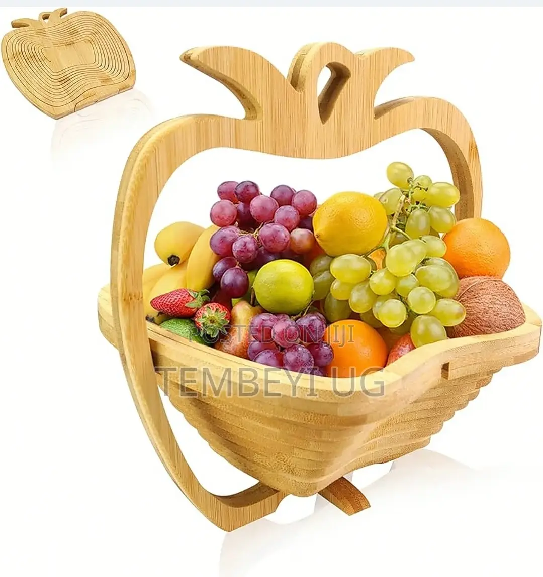 Foldable Bamboo Fruit Basket