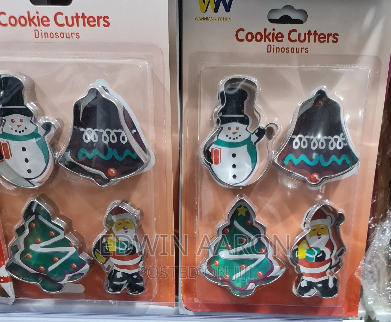 4pcs Christmas Cookie Cutter Set