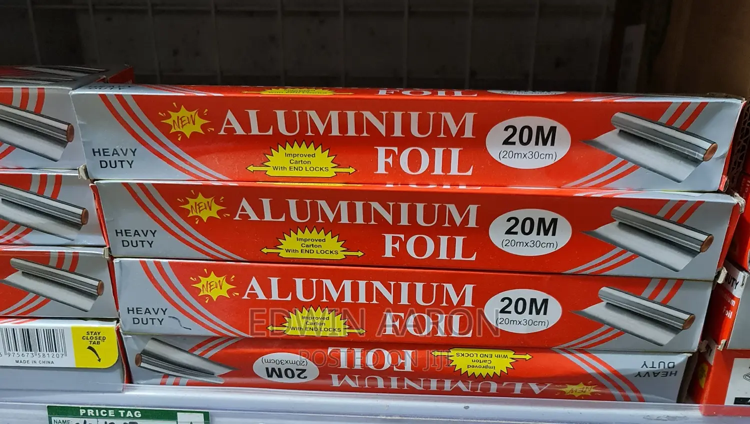 Aluminum Foil Wrapping Paper 20m X 30cm