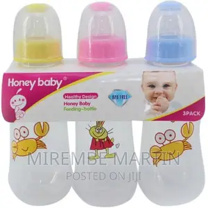 Set of 3 Milk Honey Baby Feeding Bottle 280 Ml
