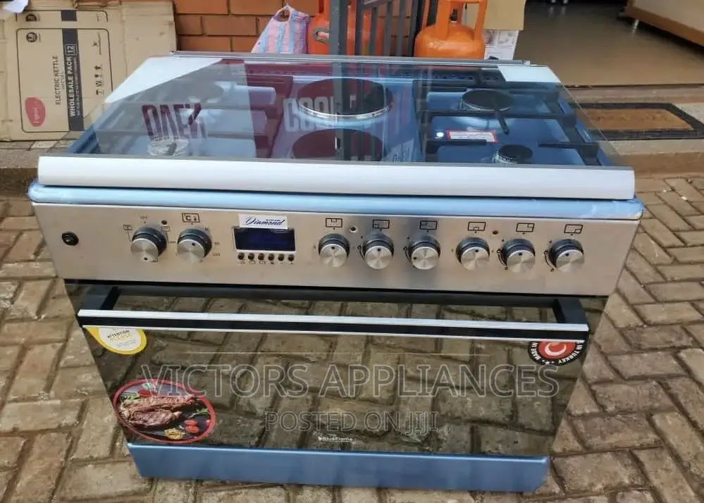 Blueflame Cooker 90 by 60 Cm 4gas 2 Electric