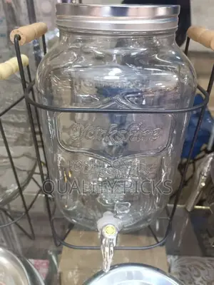 Drinking Juice Jar With Stand