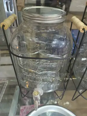 Drinking Juice Jar With Stand