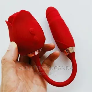 Rose Tongue Clit Licking Vibrator With Thrustor