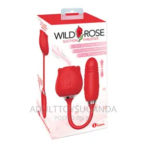 Rose Tongue Clit Licking Vibrator With Thrustor