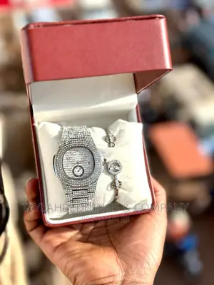 Women's Hip Hop White Gold Pt Luxury Watch