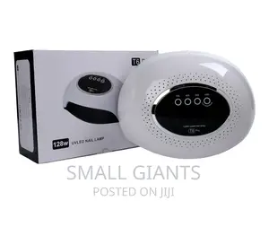 2 in 1 UV LED Gel Nail Lamp, 128W, White