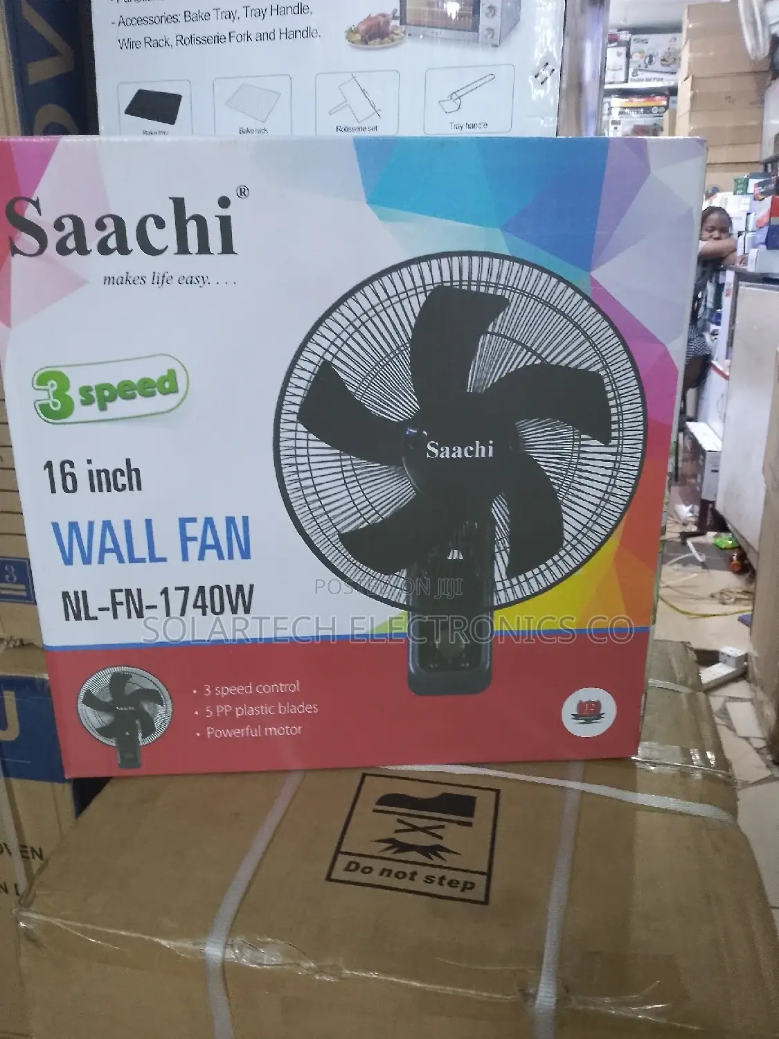Saachi 3 Speed Wall Fan