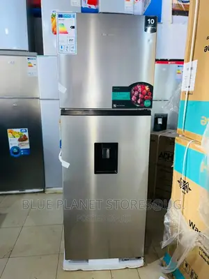 HISENSE 419litres Double Door Refrigerator With Dispenser.
