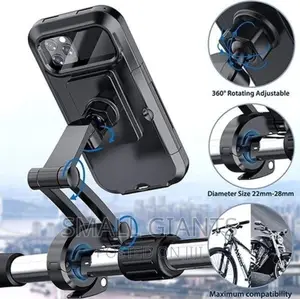 Adjustable Waterproof Bicycle Motorcycle Phone Holder