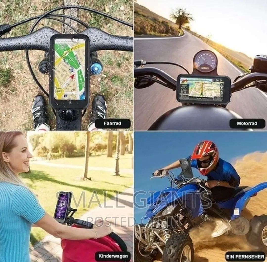 Adjustable Waterproof Bicycle Motorcycle Phone Holder