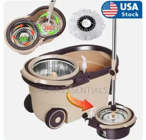 Rotating Floor Mop Bucket Set Wheel