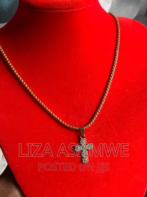 Rope Necklaces With a Cross Pendant