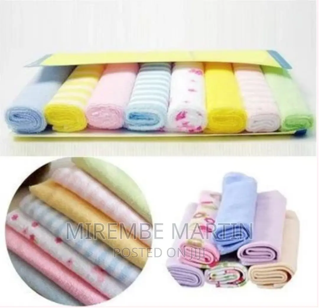 New Set of 8 Baby Wash Cloths