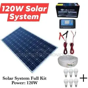 120w Original Solar Full Kit